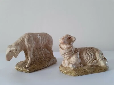 Santons - Moutons - Crèche de Noël  - Photo 1/4