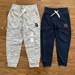 Bundle 2 Pair  Garanimals 365 Kids Boys 5 Athletic Jogger Sweatpants Football - Picture 1 of 9