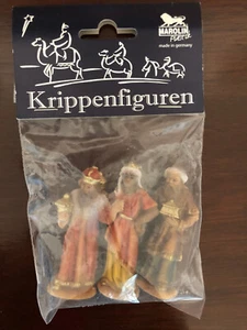 Krippenfiguren  Marolin-Set, die hlg. drei Könige, 7cm aus Kunststoff. - Bild 1 von 1