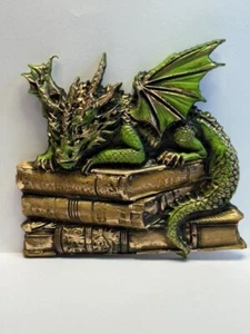 Neil Eyre Designs NEW 2025 Dragon Dungeon Dragons Books Book Gold Leaf magnet - Picture 1 of 2