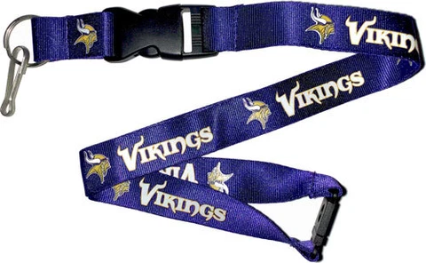 Minnesota Vikings Lanyard Keychain Key Chain NFL New Cover