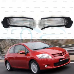 For 2010-2014 TOYOTA COROLLA AURIS p 2PCS LED Side Mirror Turn Signal Light - Picture 1 of 5