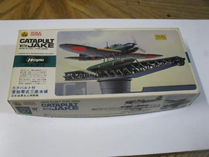 Hasegawa 1/72 Scale Catapult With Jake Aichi E13A1 Type-Zero Model Plane Kit - Picture 1 of 4