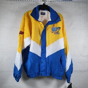 Vintage Neu mit Etikett NASCAR State Fair Mais Hundejacke #30 mehrfarbig Größe Large - Bild 1 von 6