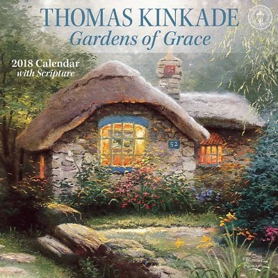 Thomas Kinkade / Gardens of Grace - Mini calendario 2018  Foto 1 de 2