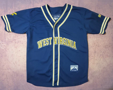 Steve & Barry's City Wide West Virginia University Mountaineers Jersey Sz Large Cover