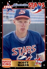 1994 Huntsville Stars Team Issue 3 Scott Baker Las Vegas Nevada NV Baseball Card