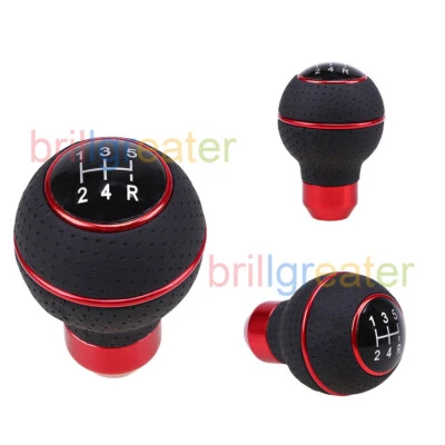 5 Speed Car Gear Shift Knob Classical Manual Truck Universal Shifter Boot 04* Foto 1 de 4