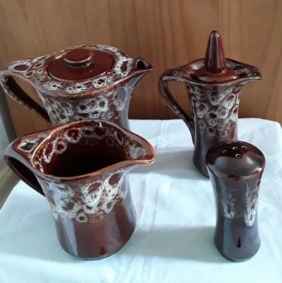KERNEWEK Fosters Vintage Pottery Honeycomb Glaze Bundle See Description - Image 1 of 4