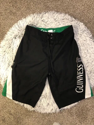 Pantalones Cortos Guinness Beer Board Traje de Baño Bañador Talla S Bolsillo Malla Forrado Para Hombres  Foto 1 de 4
