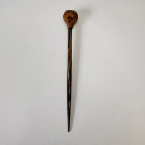 Natural Gemstone Wooden Hair Stick Tumbled Healing Crystal Long Hair Pin - Picture 1 of 8