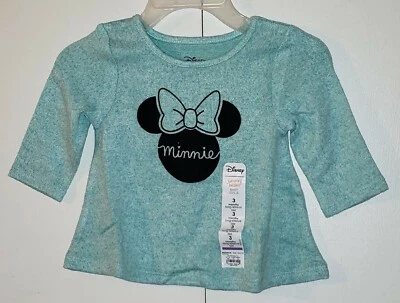 Disney Jumping Beans Infant Girls Long-Sleeve Minnie Mouse Top - Image 1 of 4