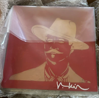 Val Kilmer Original Art "Pop Doc" Holliday - spray paint on metal, signed - Image 1 of 4