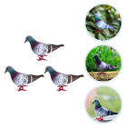  3 Pcs Foams Doves Figurines Micro Landscape Fake Pigeons Household Decorate