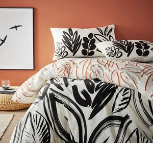 Vantona Essentials Range Monoblätter Bettwäscheset - schwarz - Bild 1 von 6