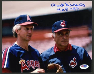 Phil Niekro SIGNED 8x10 Photo + HOF 97 Cleveland Indians PSA/DNA AUTOGRAPHED - Picture 1 of 1