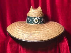 MLB Oakland Leichtathletik Unisex Fischer, Rettungsschwimmer, Gartenarbeit, Trainer Strohhut - Bild 1 von 6