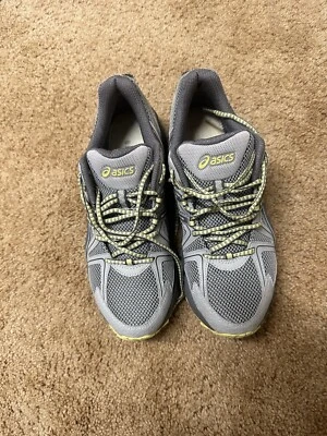 Asics Duomax T6L5N Correr Caminar Zapatos Tenis Mujer Talla 10 Gris y Amarillo Foto 1 de 4