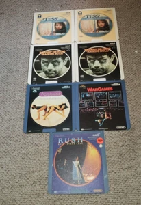 7 CED RCA SELECTAVISION VIDEO DISCS RUSH RAGING BULL WAR GAMES SEE DESCRIPTION - Picture 1 of 11