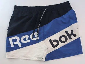 Reebok Multicoloured Athletic Shorts Size 36 Elastic Waist Drawstring - Picture 1 of 4