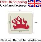 Small Flames Crafting Face Painting Art Stencil 7cm x 6cm Reusable - UK Shop