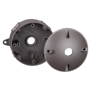 6/24 Pack 4 Inch Round Weatherproof Electrical Box with Cover, 16 Cubic Inch - Picture 1 of 10
