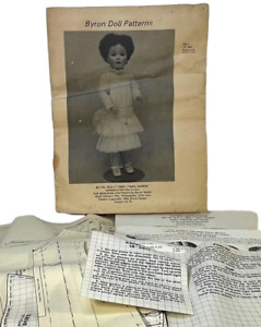RARE ORIGINAL 1982 Byron Doll Patterns BY-74 Gail Karen Fits 19" Dolls - VINTAGE