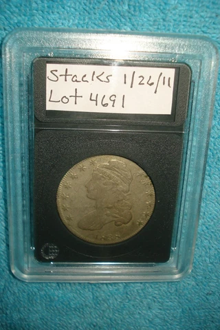 1838 50 CENTS CAPPED BUST HALF DOLLAR COIN STACKS AUCTION - LOT 4691 - 1/26/11 Cover