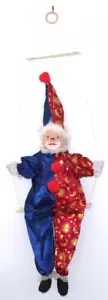 vintage Clown Sitting on a Swing (80cms) - Picture 1 of 3