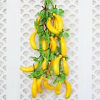 2pcs Artificial Banana Fruit String Fake Vegetables Hanging Home Garden Decor