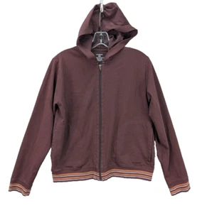 Chaqueta con Capucha Patagonia Cremallera Completa Retro Atlética Marrón Algodón Orgánico Para Mujer M - Imagen 1 de 9