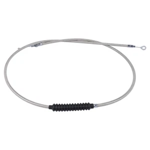 Motorcycle Clutch Cable Stainless Steel Fit For Harley Road Glide Softail Dyna - Picture 1 of 11