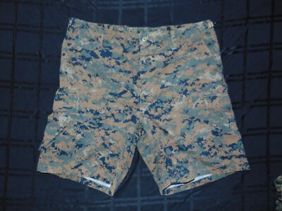 Pantalones Cortos Carga Camuflaje Emitidos por el Ejército Militar de los Estados Unidos Talla X-Grande 39" - 43" XL Foto 1 de 4
