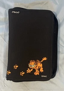 Vintage Garfield Mead Student Day Planer bestickte Pfotendrucke vorne & hinten - Bild 1 von 8