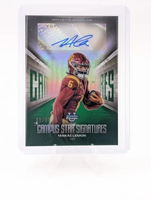 2025 Bowman Chrome U Makai Lemon Green Campus Stars Auto /99 - Image 1 of 2