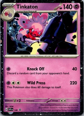 Tinkaton -  (Cosmo Holo) Holo Promo SV: Scarlet & Violet Promo Cards 140 NM - Image 1 of 2