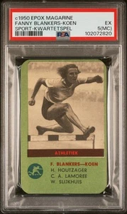 Fanny Blankers-Koen 1950 Epox Magarine ROOKIE PSA 5 POP 2. NONE HIGHER! - Picture 1 of 2