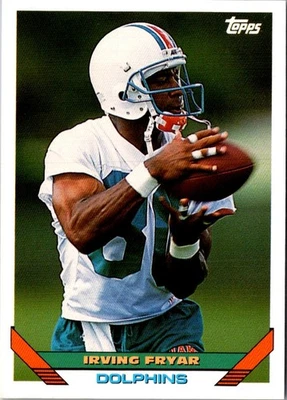 1993 Topps Irving Fryar #531 Miami Dolphins Football Card - Image 1 of 2