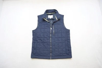 Chaleco acolchado Orvis aislante azul acolchado cremallera completa para hombre talla mediana Foto 1 de 4