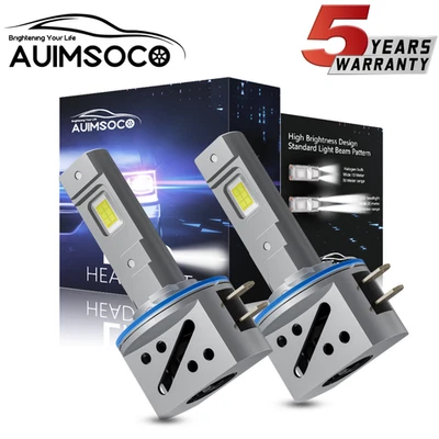 For Hyundai Sonata Limited 2009-2010 6500K LED Headlight Light Bulbs Low Beam - Image 1 of 4