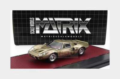1:43 MATRIX Ford Usa Gt40 Mkiii 1967 Gold Met MX40603-053 MMC - Image 1 of 2