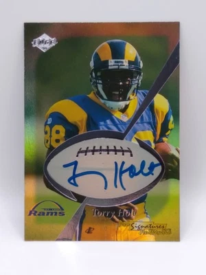1999 Collector's Edge Blue Ink Autograph /40 Torry Holt RC St. Louis Rams - Image 1 of 2