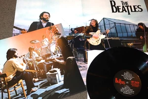 The Beatles GET BACK set w ROOFTOP LP, poster, inner - Imagen 1 de 3