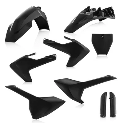 Acerbis Full Plastic Kit Black For Husqvarna TC85 17/14 & 19/16 2018-2024 Foto 1 de 2