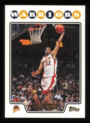 2008-09 Topps Gold Foil #88 Brandan Wright  Basketball WARRIORS NM-MT - Image 1 of 3