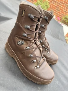 British Army Goretex Haix ECW Boots - Genuine - UK 8M - Cold Wet Weather - #B221 - Picture 1 of 8