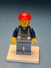 LEGO City Construction Minifig cty0333 - Miner - Light Scratches/No Cracks