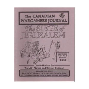 Canadian W Journal #30 "Update Barbarossa '39 WIF Scenario, Civil War V Mag EX - Picture 1 of 1