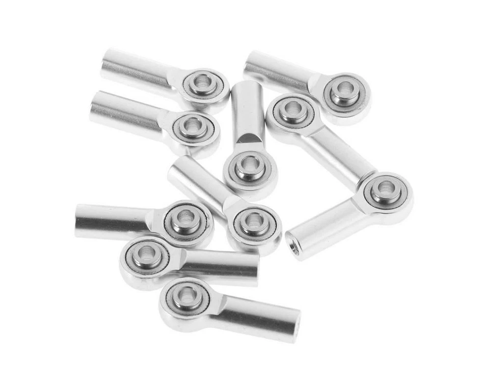 RC4WD M3 Medium Straight Aluminum Rod Ends (10) (Silver) [RC4ZS1638] - Image 1 of 1