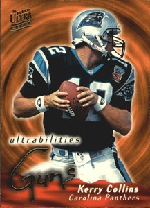 1995 Ultra Ultrabilities Carolina Panthers Football Card #10 Kerry Collins
